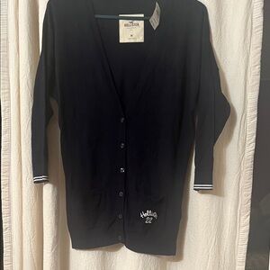 NWT Hollister Women's Navy Cardigan Sweater